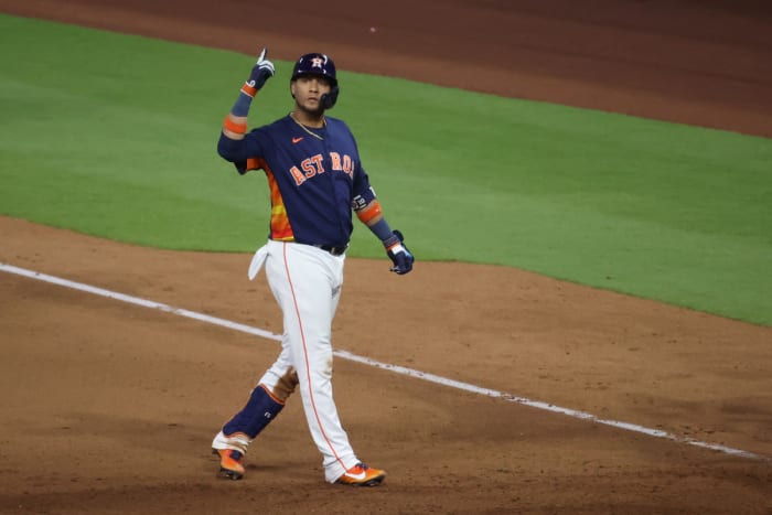 Houston Astros first baseman Yuli Gurriel.